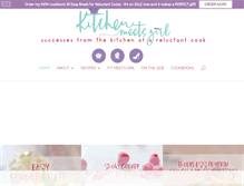 Tablet Screenshot of kitchenmeetsgirl.com